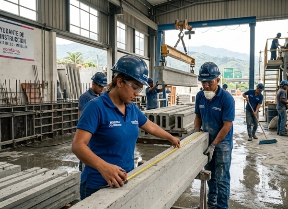 Ayudante de Construcción en Proyectos de Infraestructura