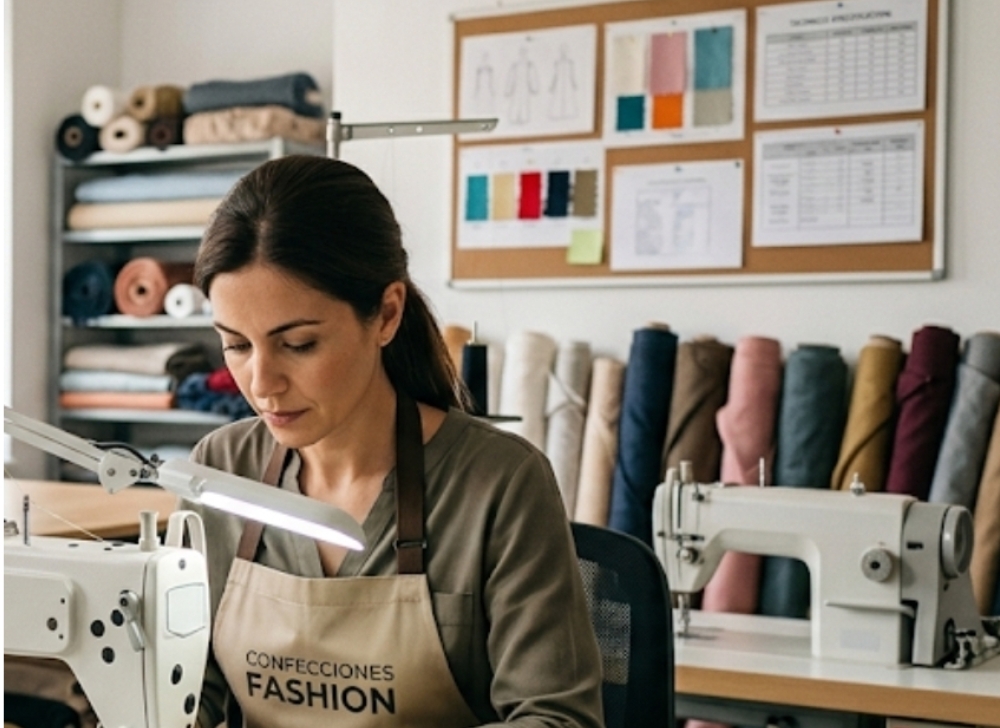 Especialista en Confección de Prototipos y Desarrollo de Muestras Textiles