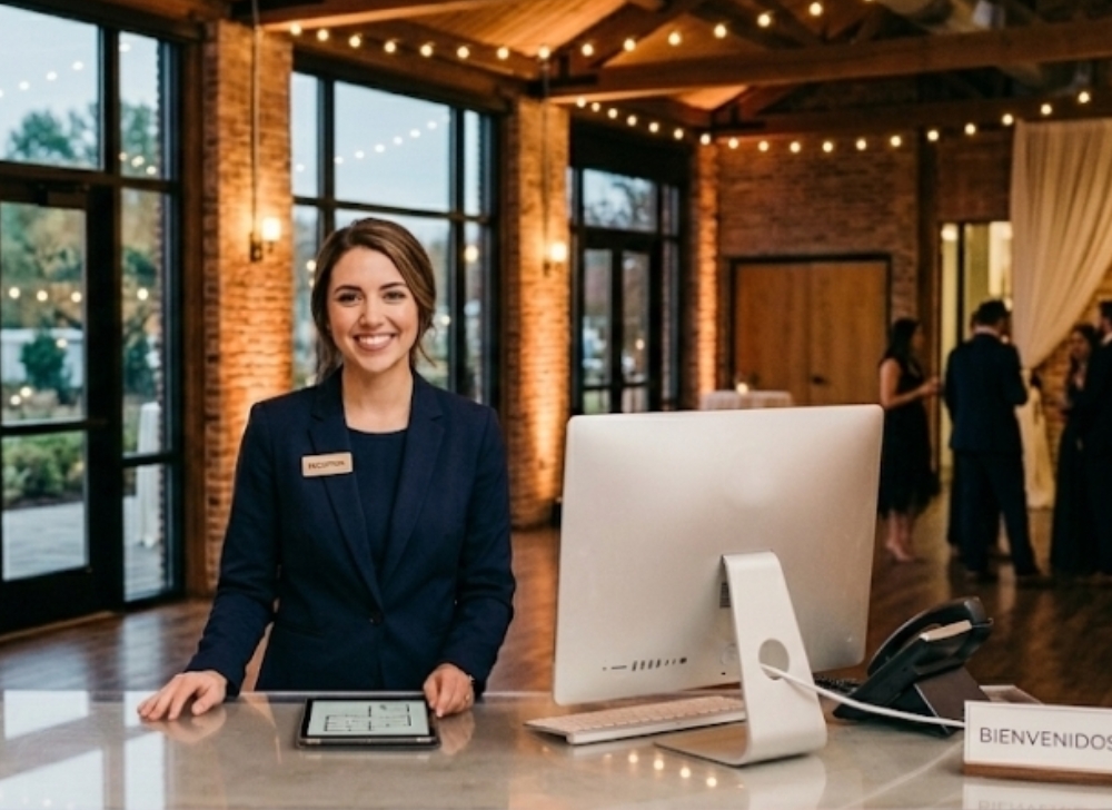 Recepcionista con Dominio Ofimático y de Servicio al Cliente