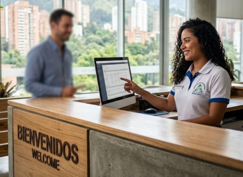 Recepcionista de Hotel para el Sector Turístico en el Sector de El Poblado